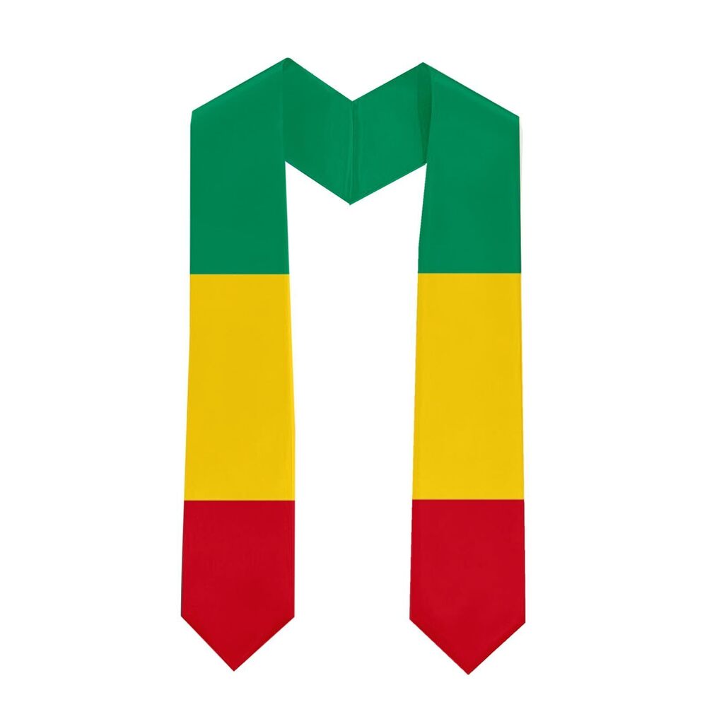 5062 Class of 2025 Guinea Flag Graduation Stole Celebrate Your Academic